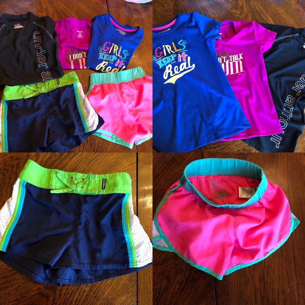 Nike Reebok kids too short bundle size 5/6